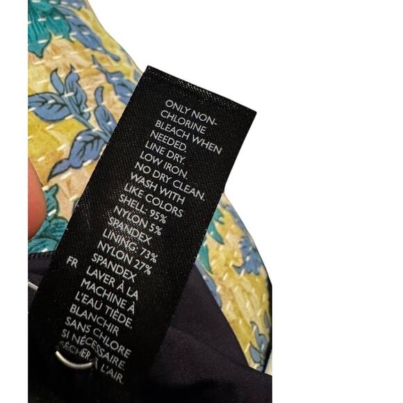 NWT COS Bikini Set Navy Top & Navy Striped Bottom Size US 10/12 - Picture 8 of 8